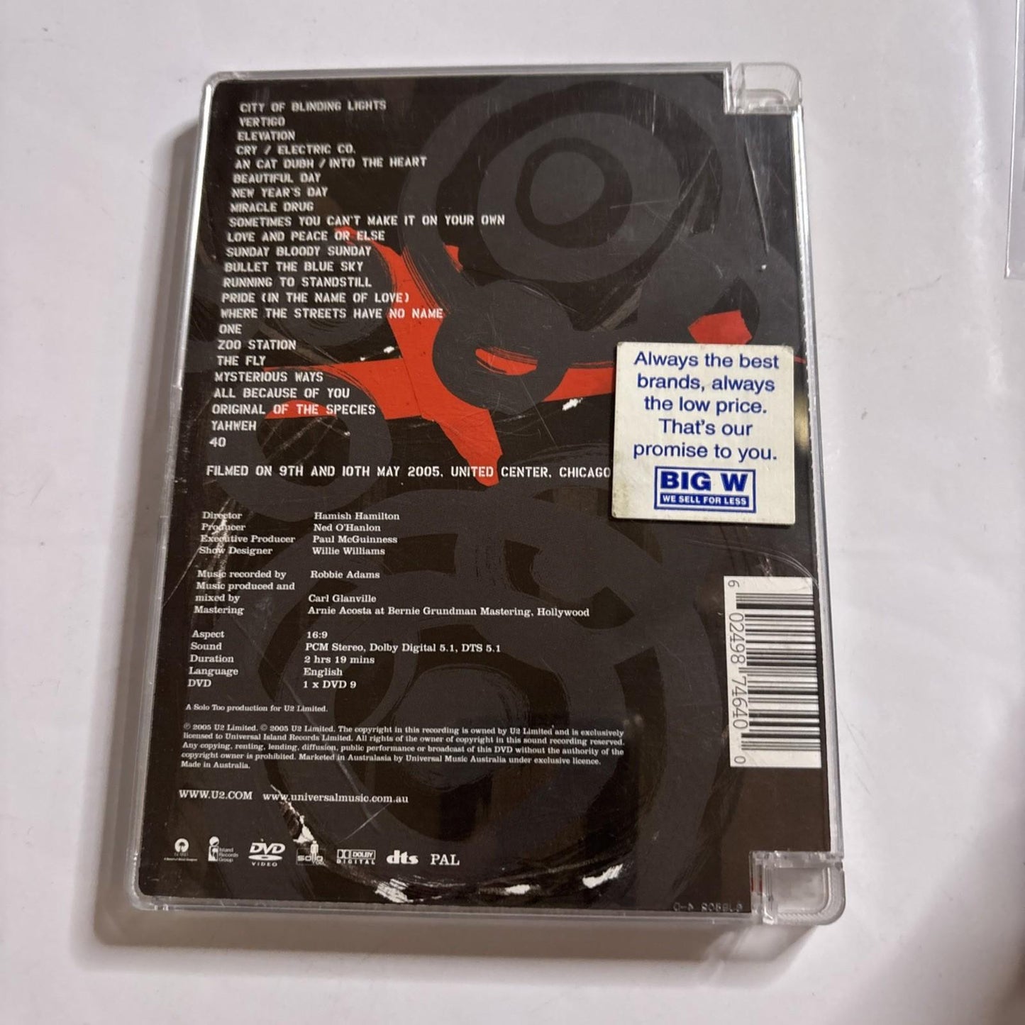 U2 - Vertigo 05 Live from Chicago (DVD, 2005) All Regions