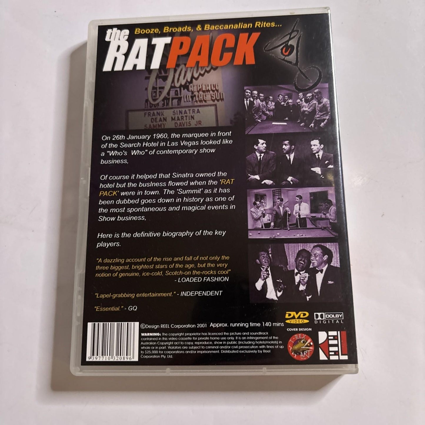 The Rat Pack (DVD, 2000) Frank Sinatra, Dean Martin, All Regions  NEW