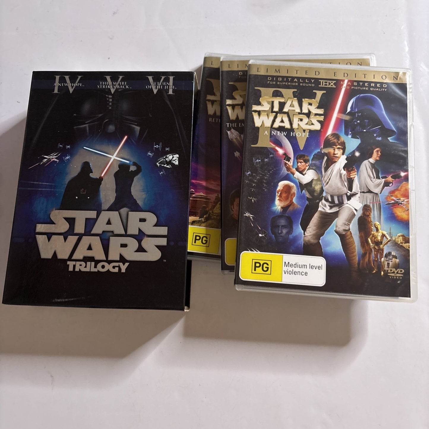 Star Wars Trilogy: A New Hope / Empire Strikes Back / Return of the Jedi DVD
