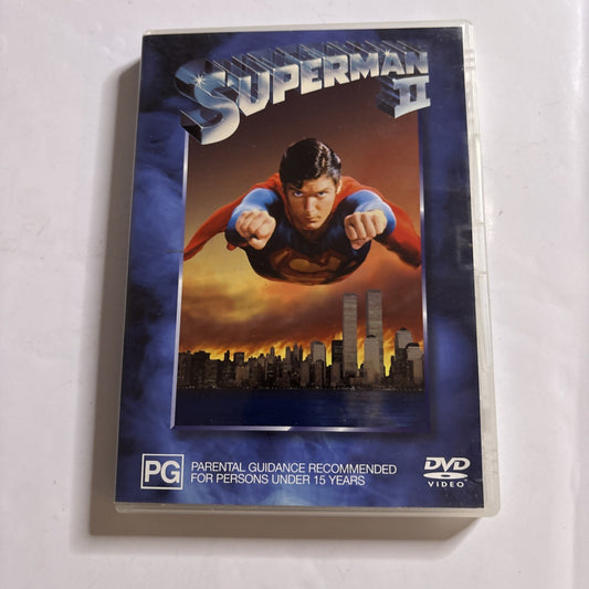 Superman 2 (DVD, 1980) Margot Kidder, Jackie Cooper, Christopher Reeve Region 4