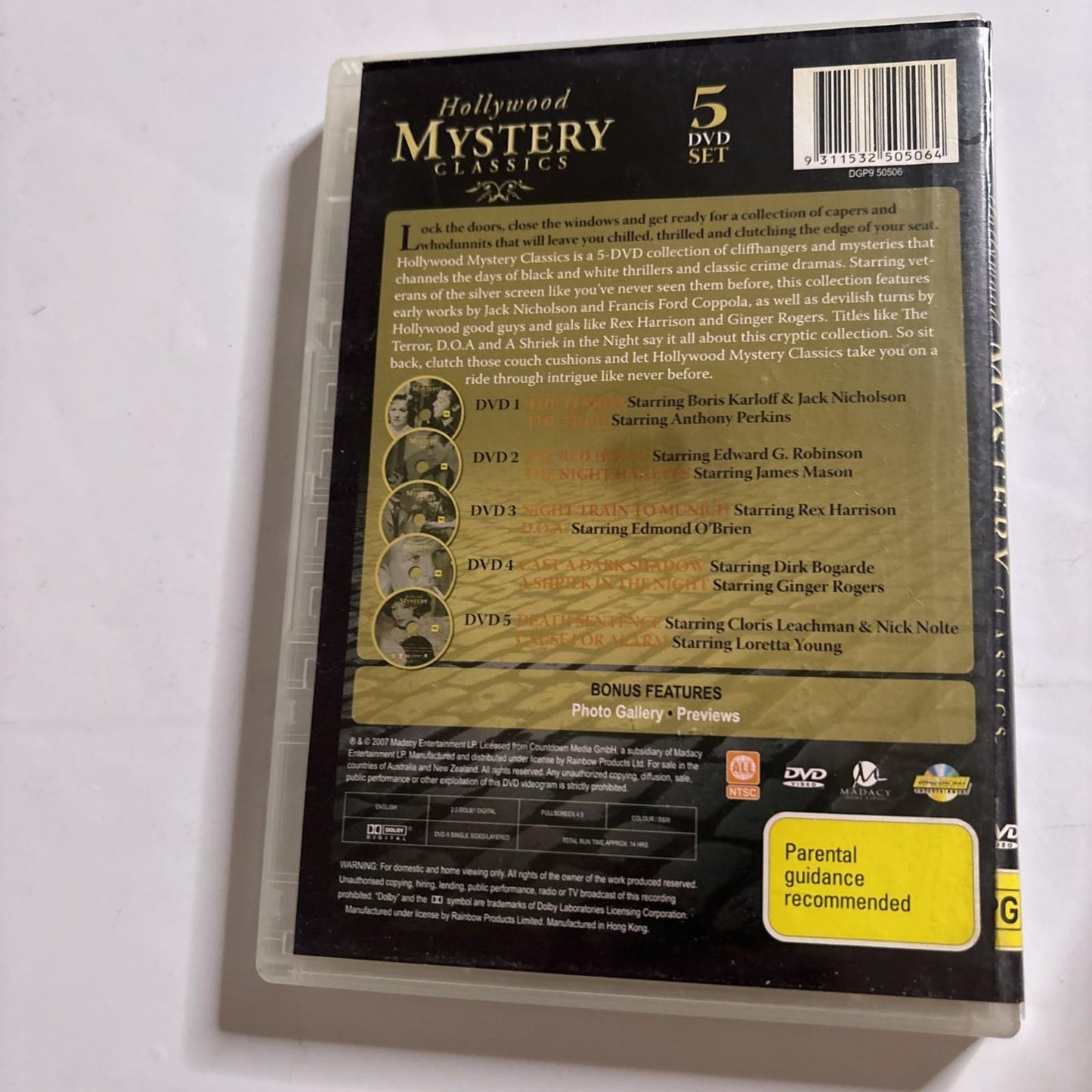 Hollywood Mystery Classics  | Collector's Edition DVD All Regions