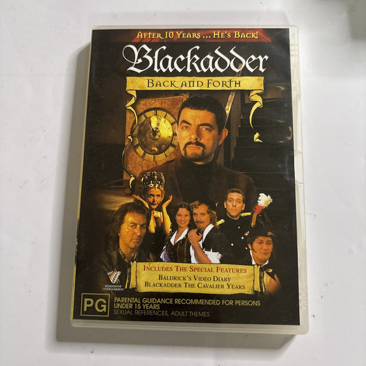 Black Adder - Back and Forth (DVD, 1999) Rowan Atkinson Region 4
