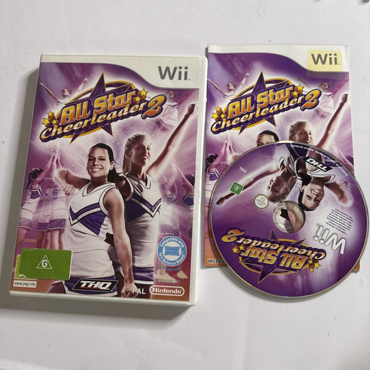 All Star Cheerleader 2 Nintendo Wii Manual PAL