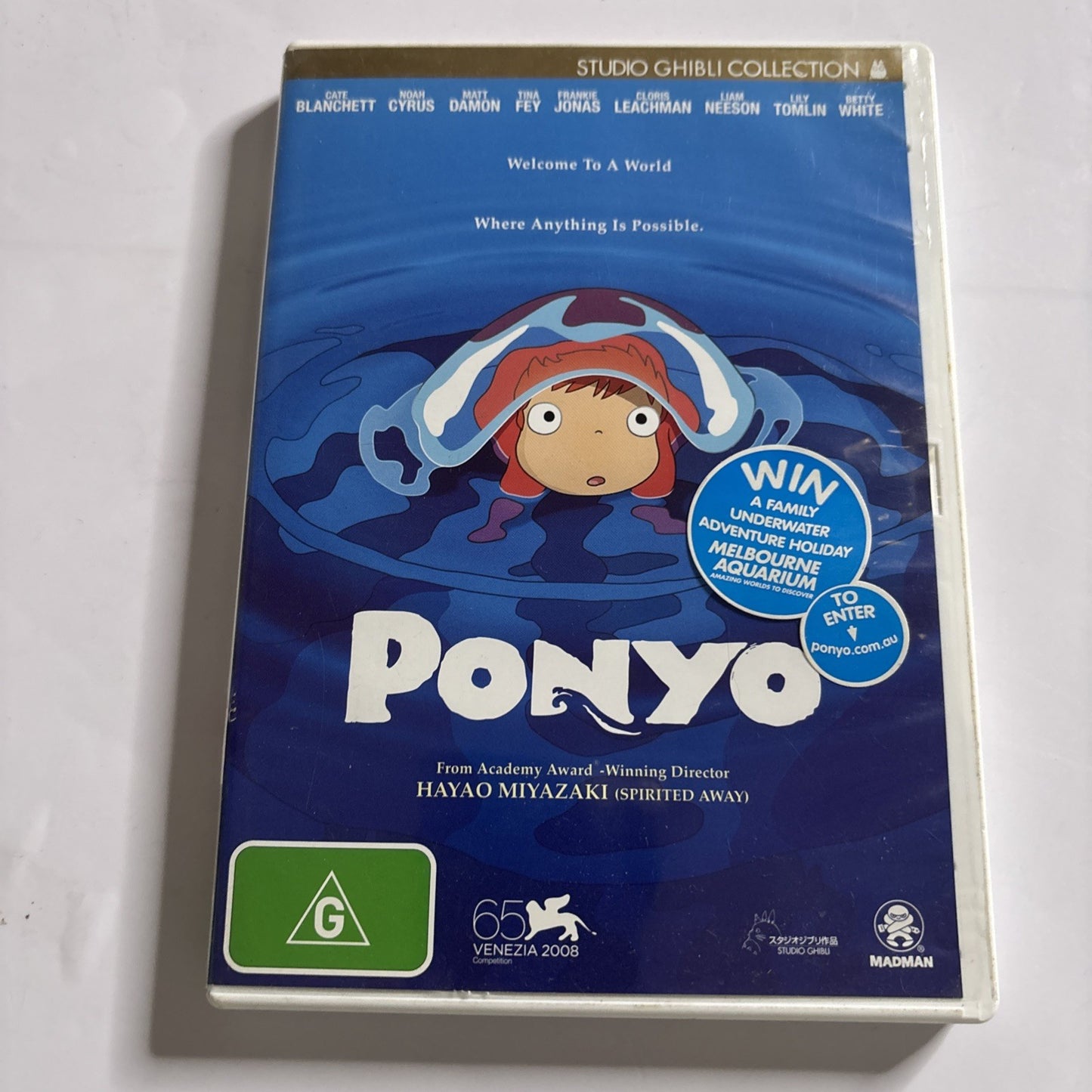 Ponyo (DVD, 2007) Hayao Miyazaki Region 4