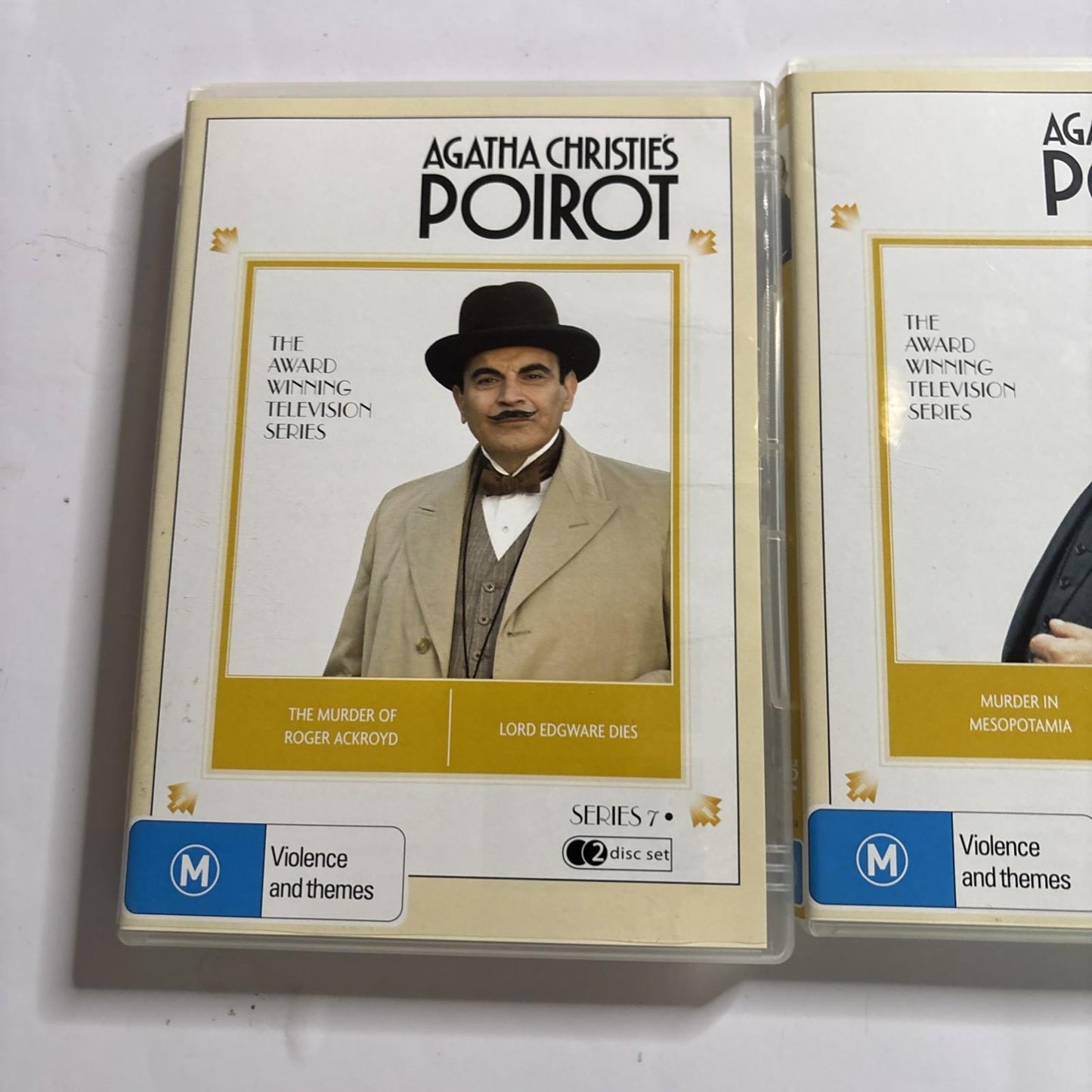 Agatha Christie - Poirot : Series 7 & 8 (DVD, 2001) All Regions