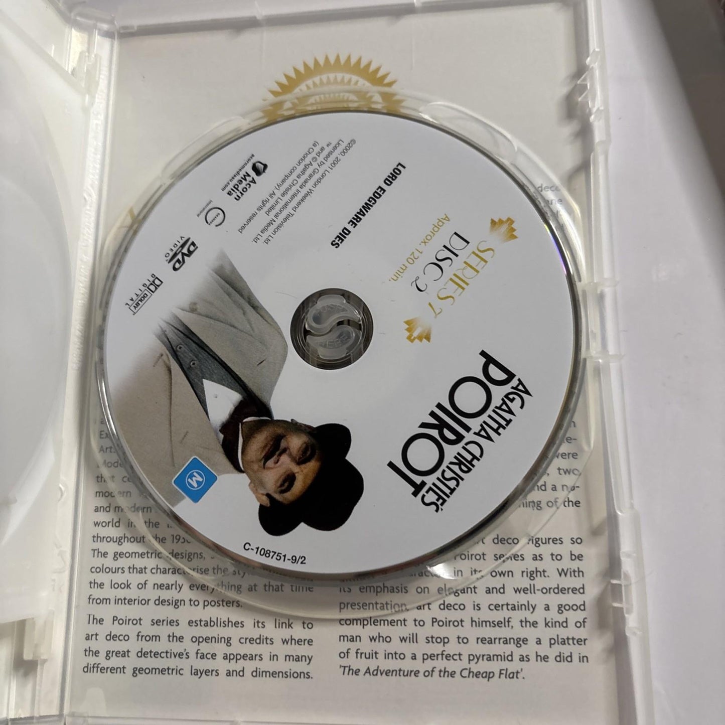 Agatha Christie - Poirot : Series 7 & 8 (DVD, 2001) All Regions