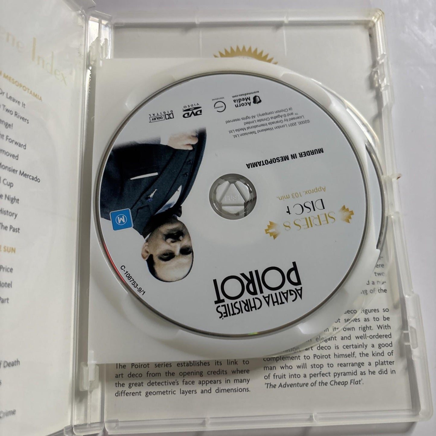 Agatha Christie - Poirot : Series 7 & 8 (DVD, 2001) All Regions