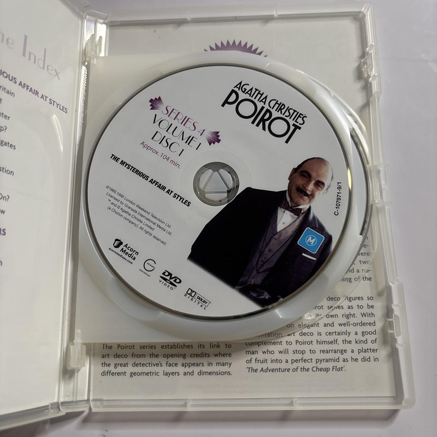 Agatha Christie - Poirot : Series 4 (DVD, 1992) All Regions