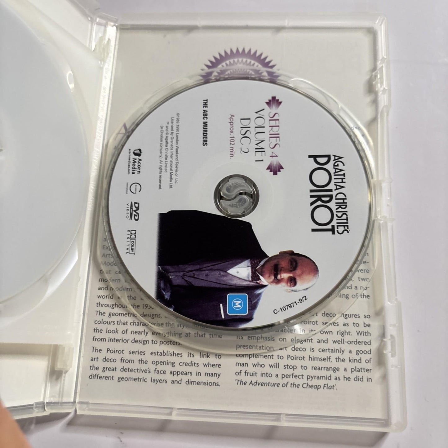 Agatha Christie - Poirot : Series 4 (DVD, 1992) All Regions