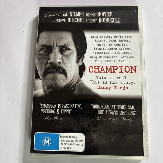 Champion (DVD, 2005) Danny Trejo, Val Kilmer, Steve Buscemi Region 4 NEW