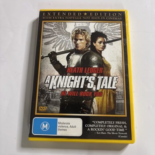 A Knight's Tale (Extended Edition, DVD, 2001) Heath Ledger Region 4 NEW