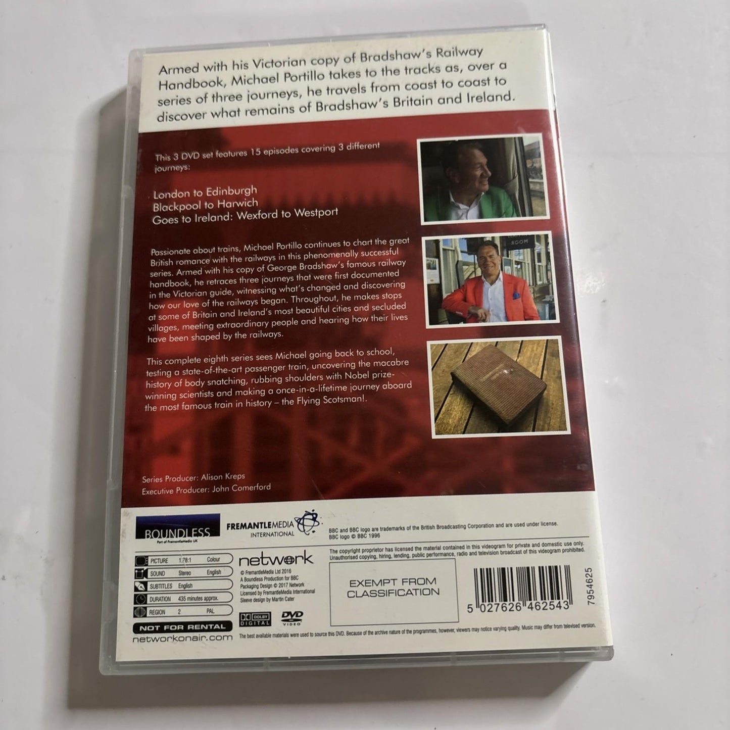 Great British Railway Journeys : Series 8 (DVD, 2015) Region 2