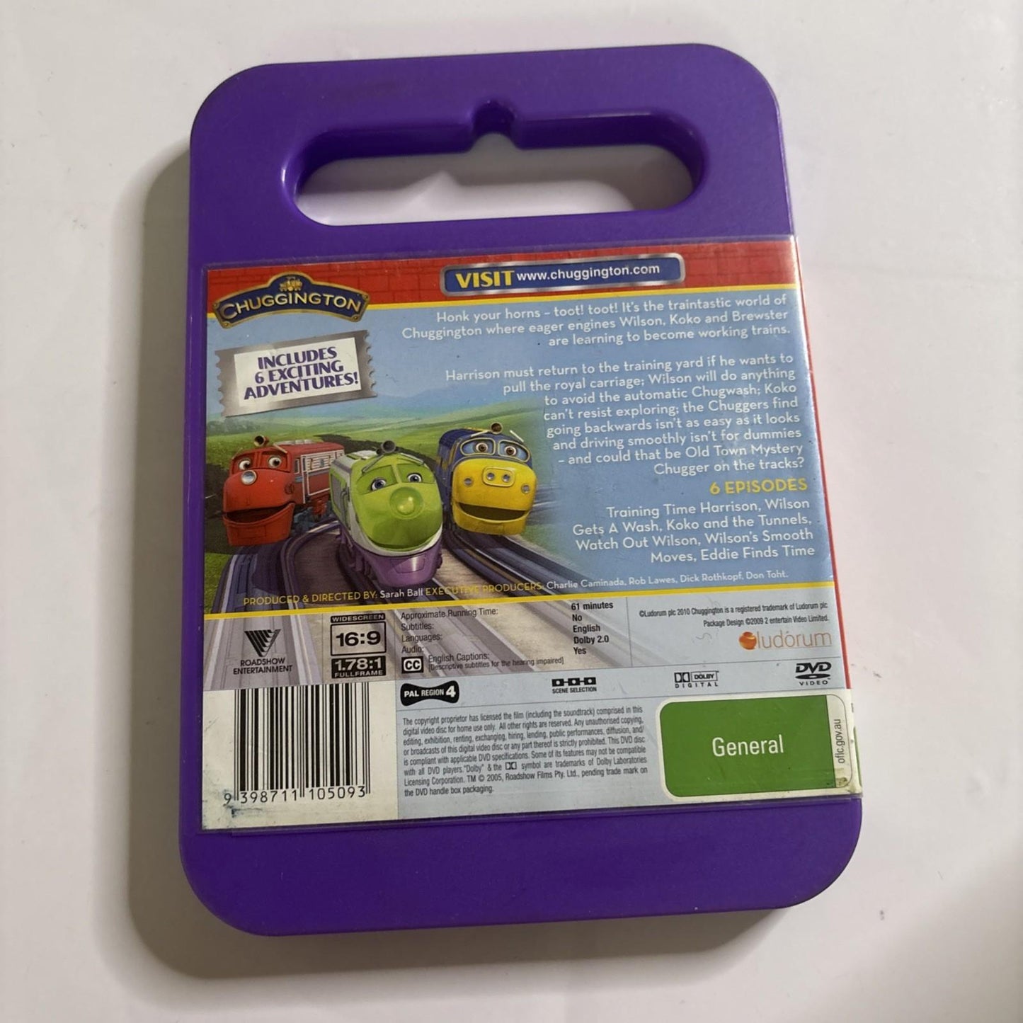 Chuggington - It's Training Time (DVD, 2009) Region 4