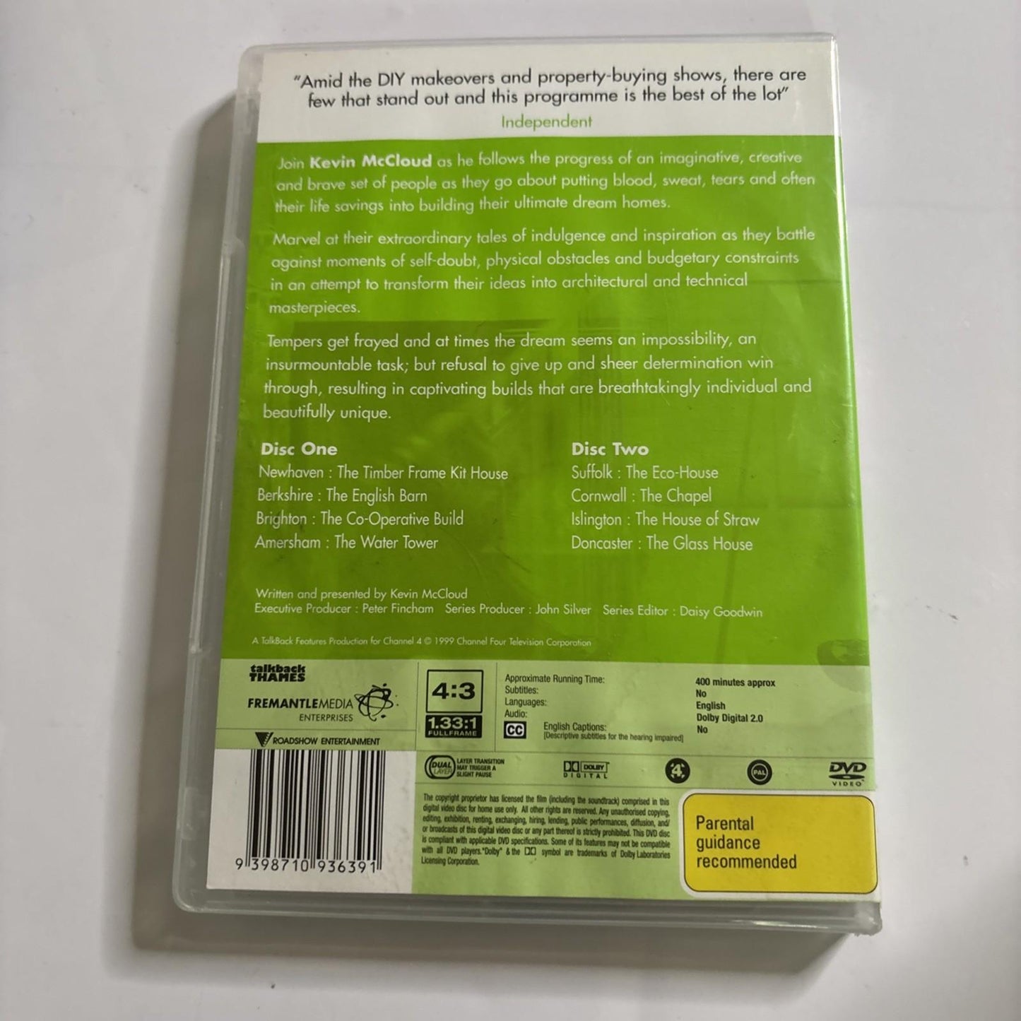 Grand Designs : Series 1 (DVD, 2001) Kevin McCloud Region 4
