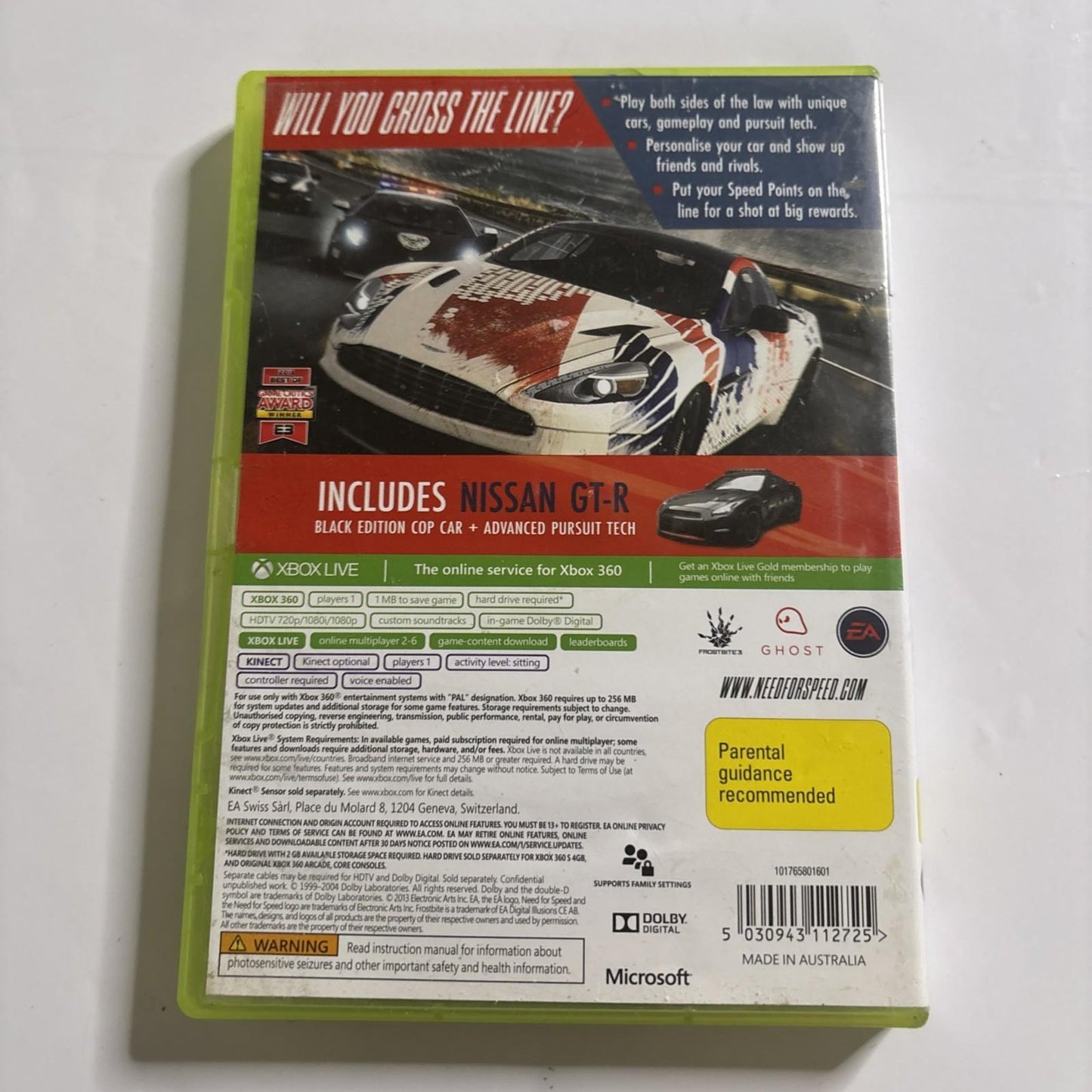 Need for Speed Rivals - Microsoft Xbox 360 PAL