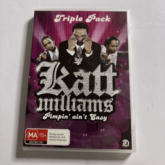 Katt Williams - Pimpin' Ain't Easy | Triple Pack (DVD, 2013) Region 4