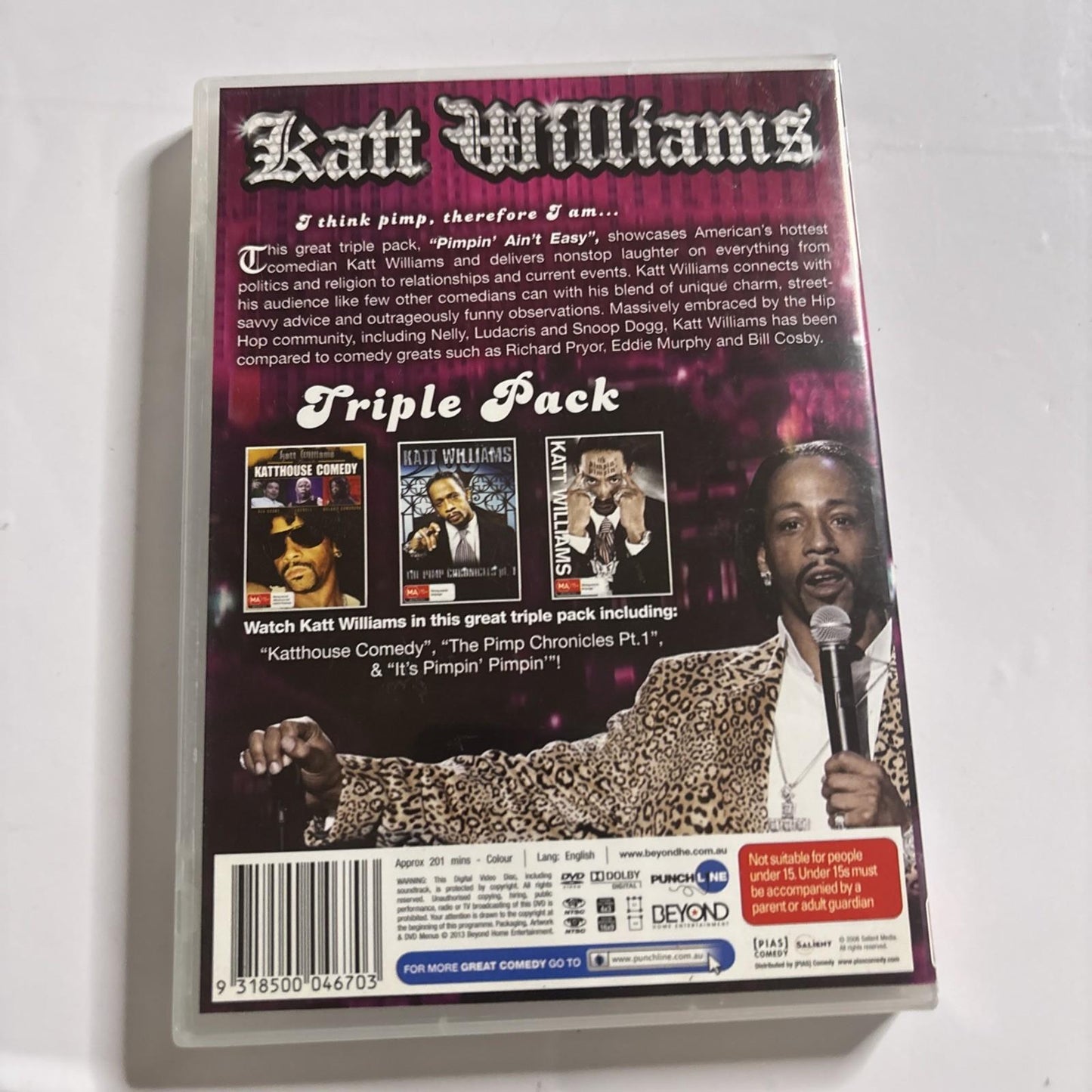 Katt Williams - Pimpin' Ain't Easy | Triple Pack (DVD, 2013) Region 4