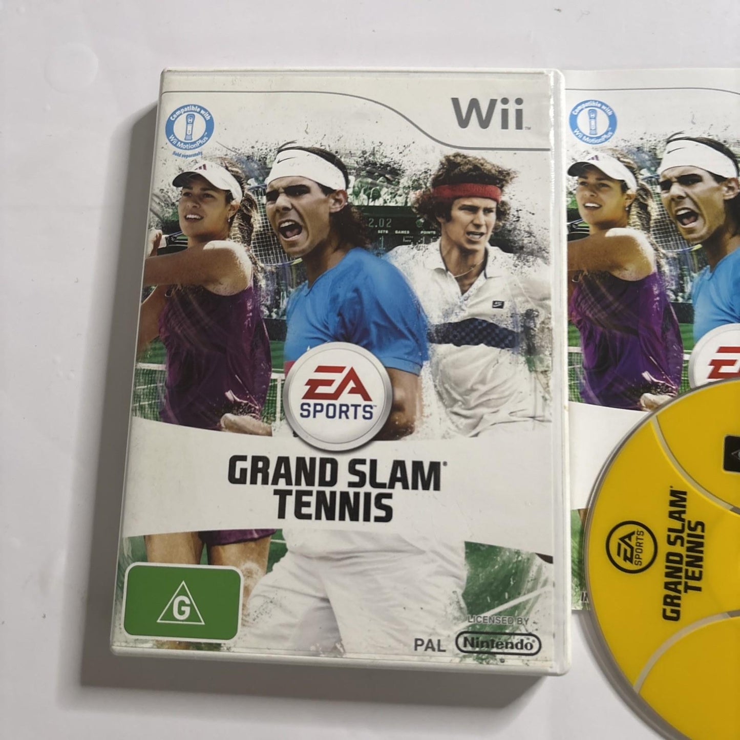 Grand Slam Tennis - Nintendo Wii Game (PAL, 2009) With Manual