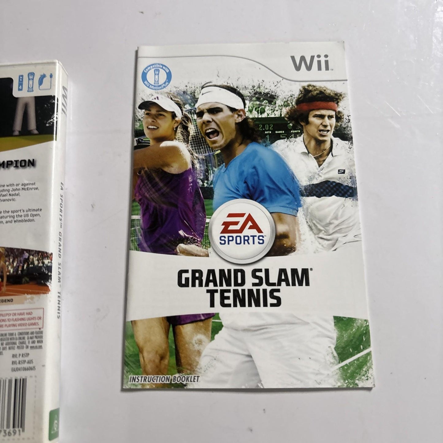 Grand Slam Tennis - Nintendo Wii Game (PAL, 2009) With Manual