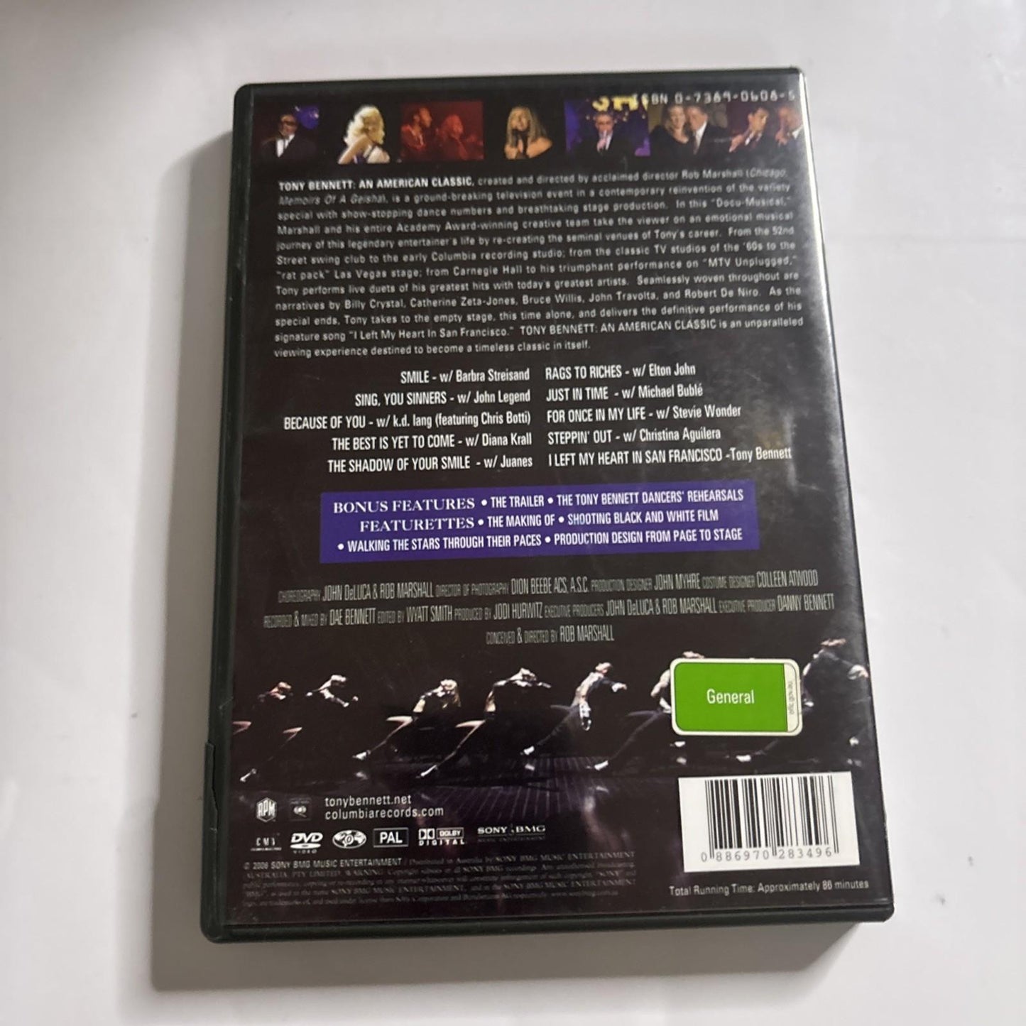 Tony Bennett - An American Classic (DVD, 2006) All Regions