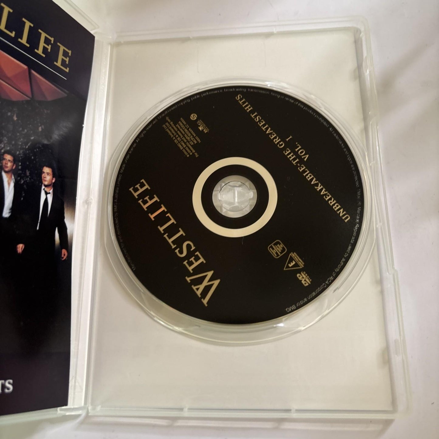 Westlife - Unbreakable: the Greatest Hits, Vol. 1 (DVD, 2004) All Regions