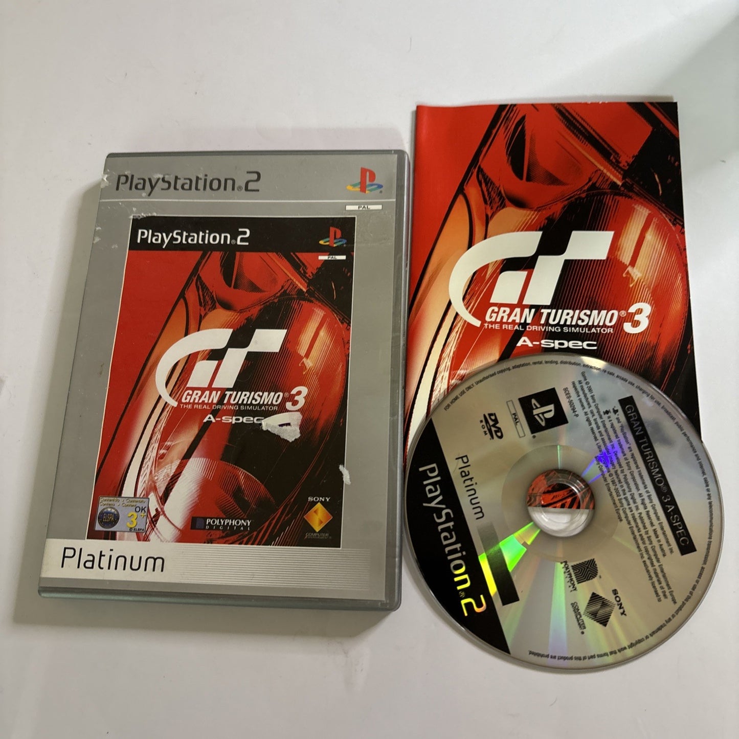 Gran Turismo 3 A-Spec Sony Playstation 2 - PS2 PAL - Complete