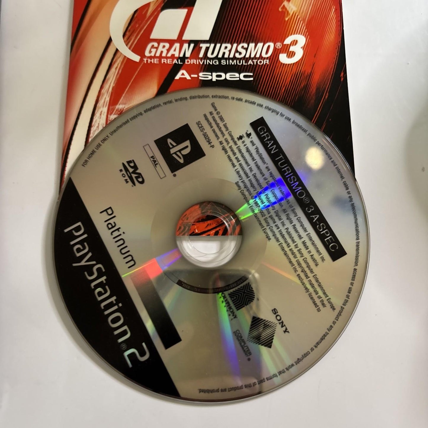 Gran Turismo 3 A-Spec Sony Playstation 2 - PS2 PAL - Complete