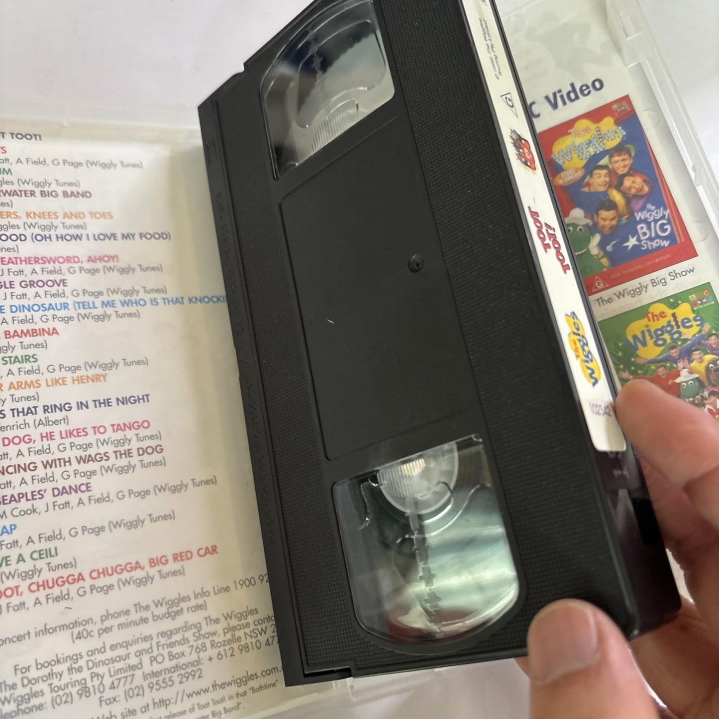 The Wiggles Toot! Toot! (VHS, 1999) PAL