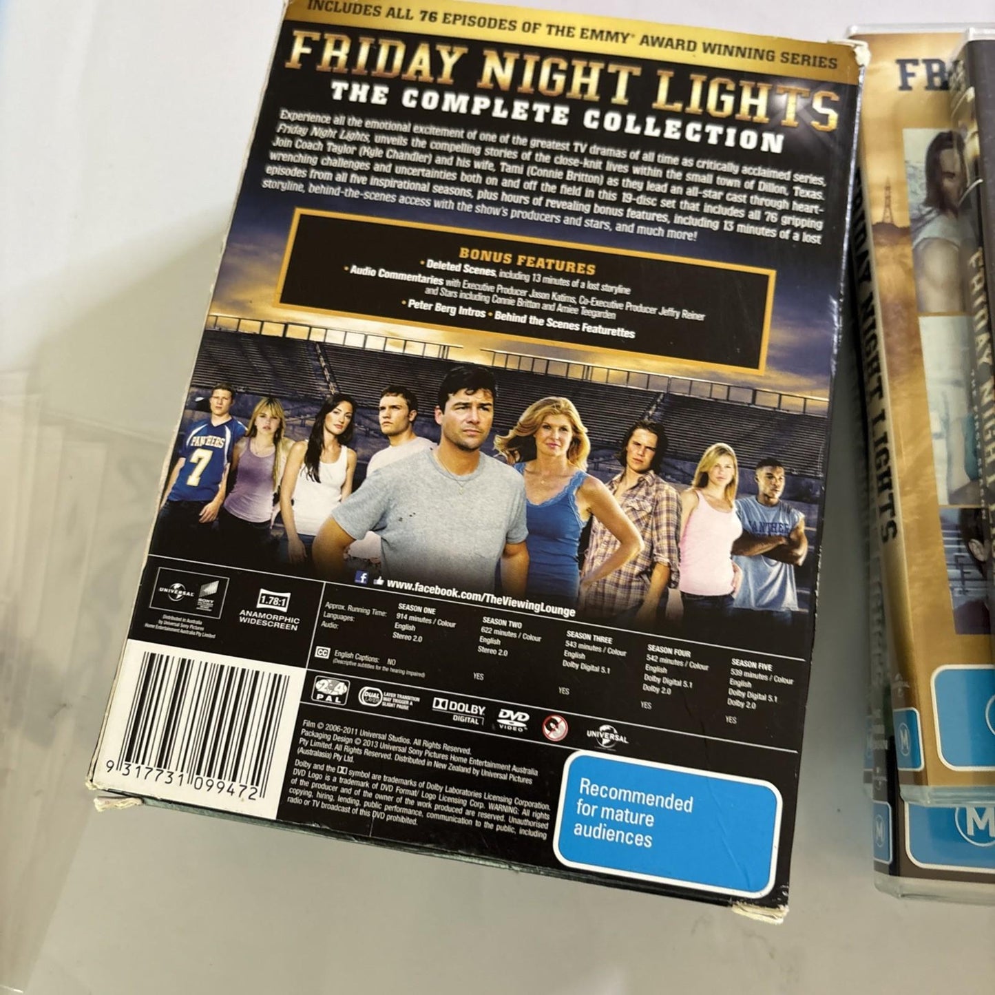 Friday Night Lights : The Complete Collection 1 2 3 4 5 (DVD, 2013) Region 4,2