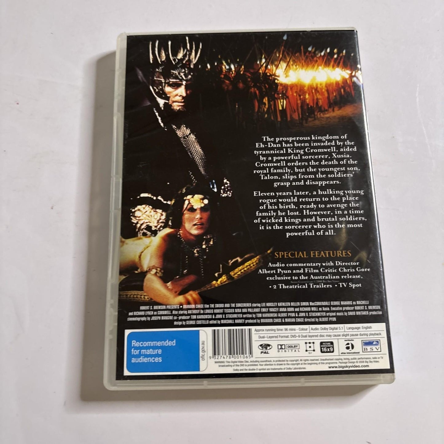 The Sword and the Sorcerer (DVD, 1982) Region 4 NEW