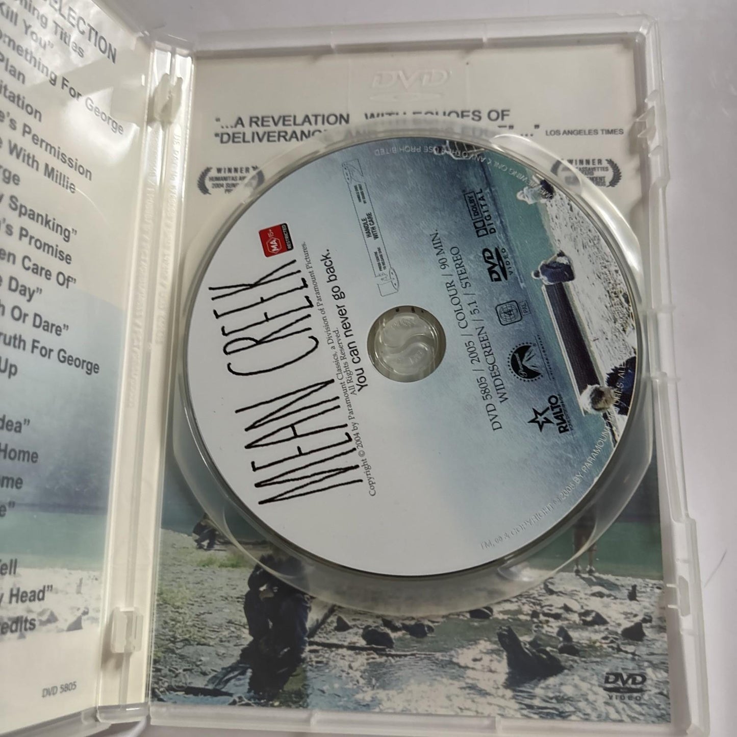 Mean Creek (DVD, 2004) Ryan Kelley, Rory Culkin Region 4