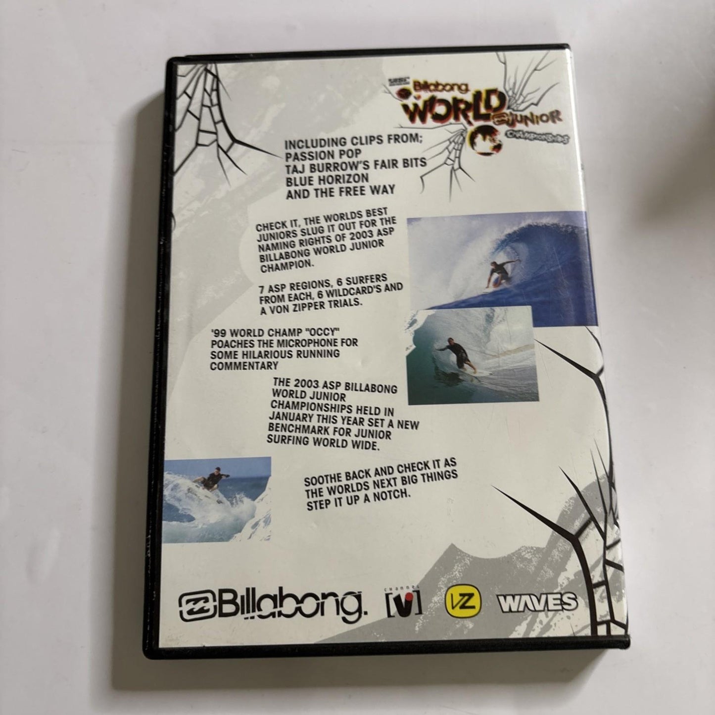 Billabong World Junior Championships DVD 2003 All Regions