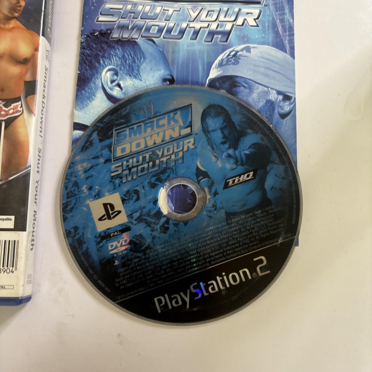 WWE Smack Down Shut Your Mouth Sony Playstation 2 PS2 PAL