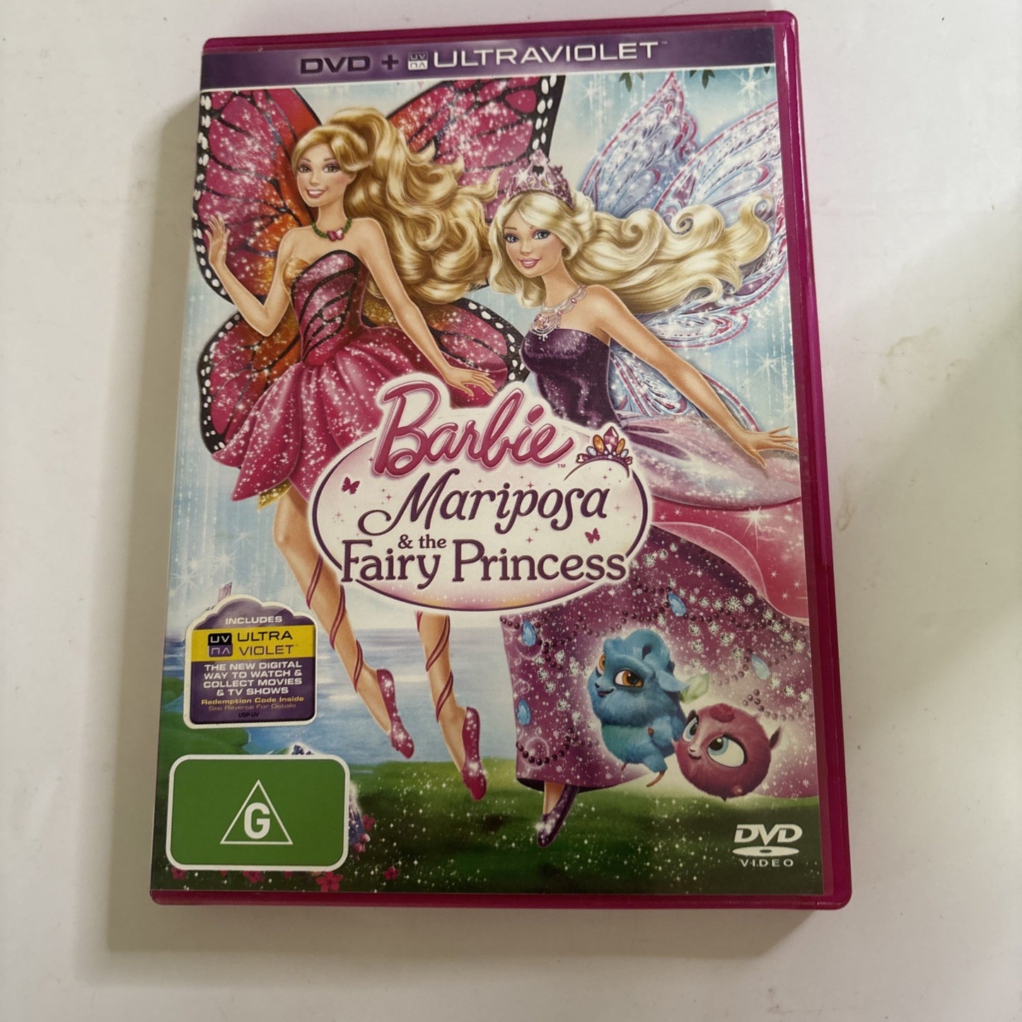Barbie - Mariposa & the Fairy Princess (DVD, 2013) Region 4,2