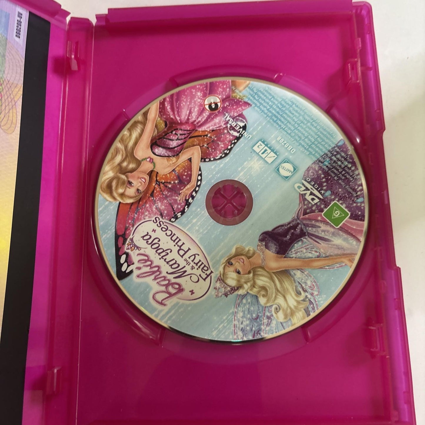 Barbie - Mariposa & the Fairy Princess (DVD, 2013) Region 4,2