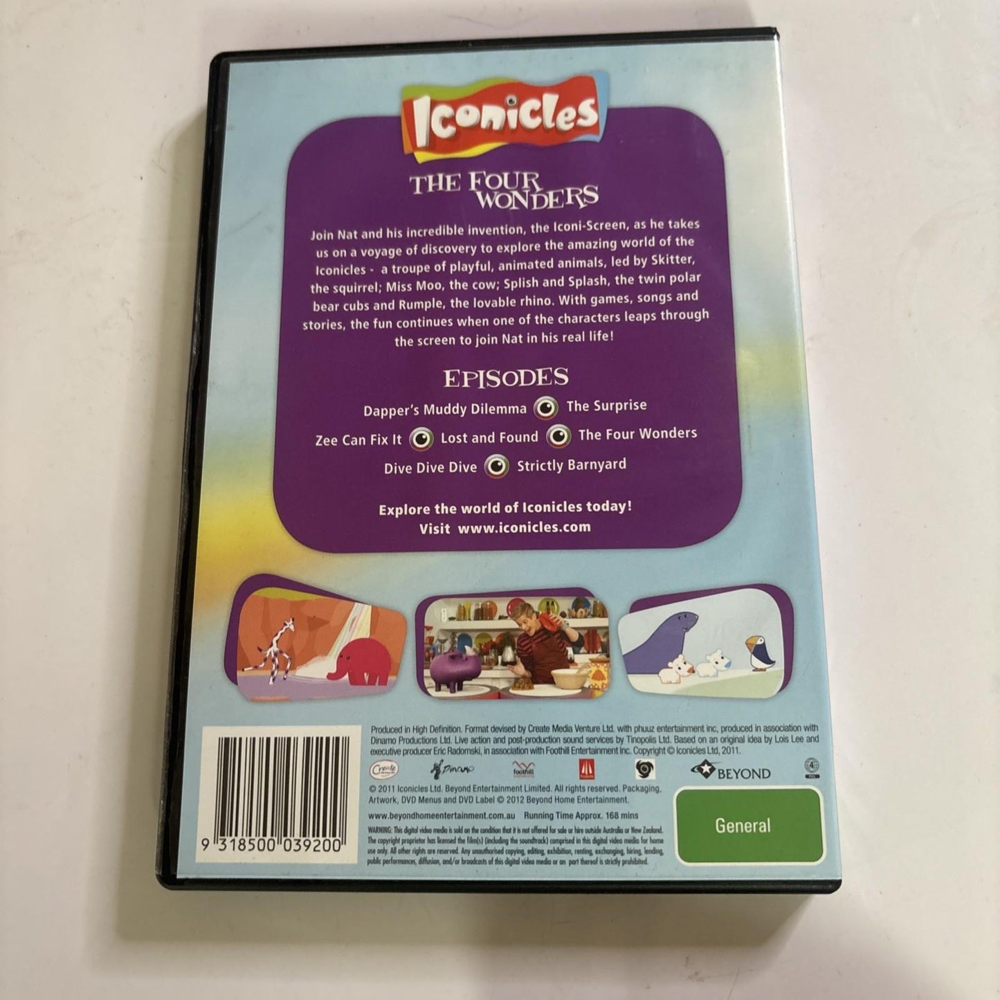 Iconicles - The Four Wonders (DVD, 2011) Region 4 – Retro Unit