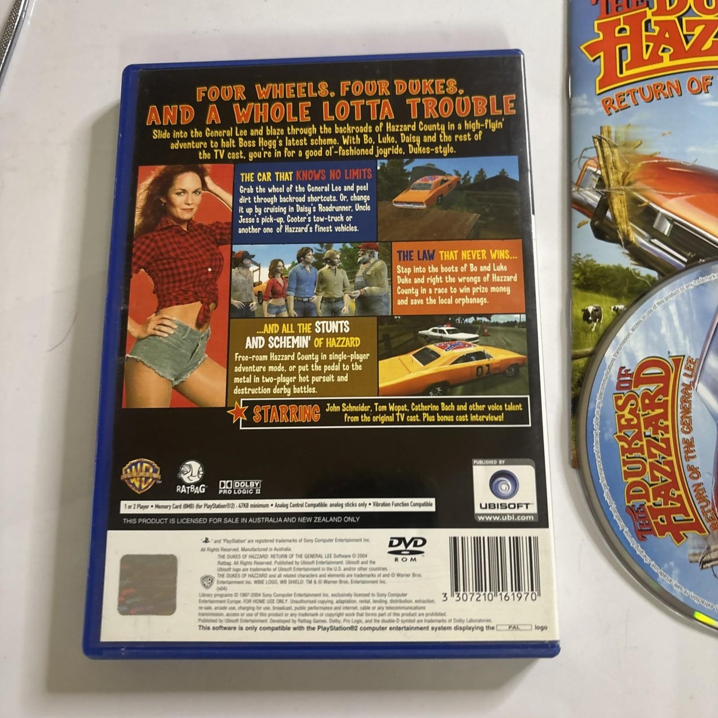 The Dukes of Hazzard Return of the General Lee PS2 Sony PlayStation PAL 2004