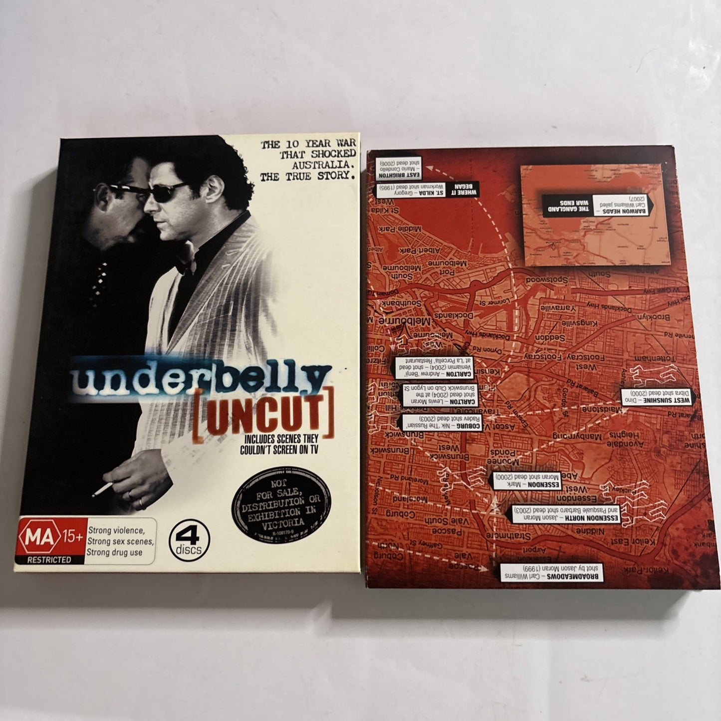 Underbelly Uncut (DVD, 2008) Region 4