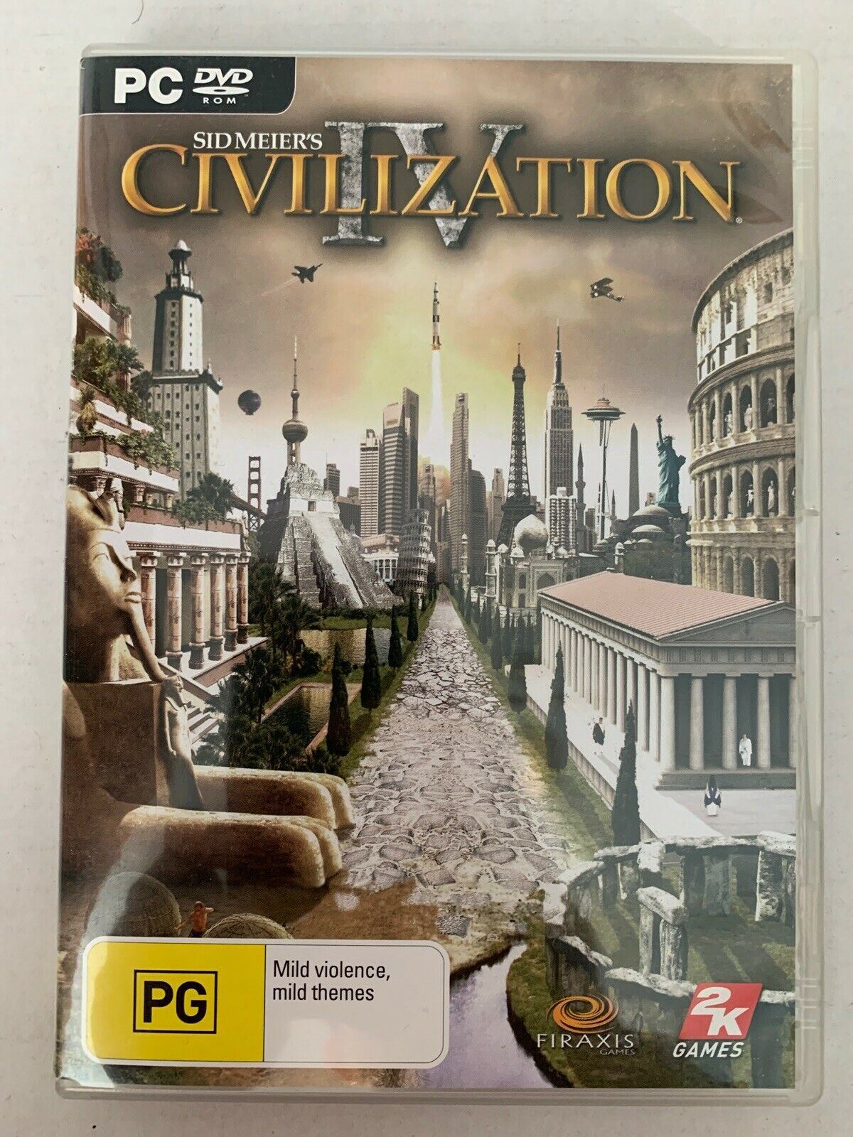 Sid Meier's Civilization IV (PC, 2005) with Manual, Tech Tree Chart & Box
