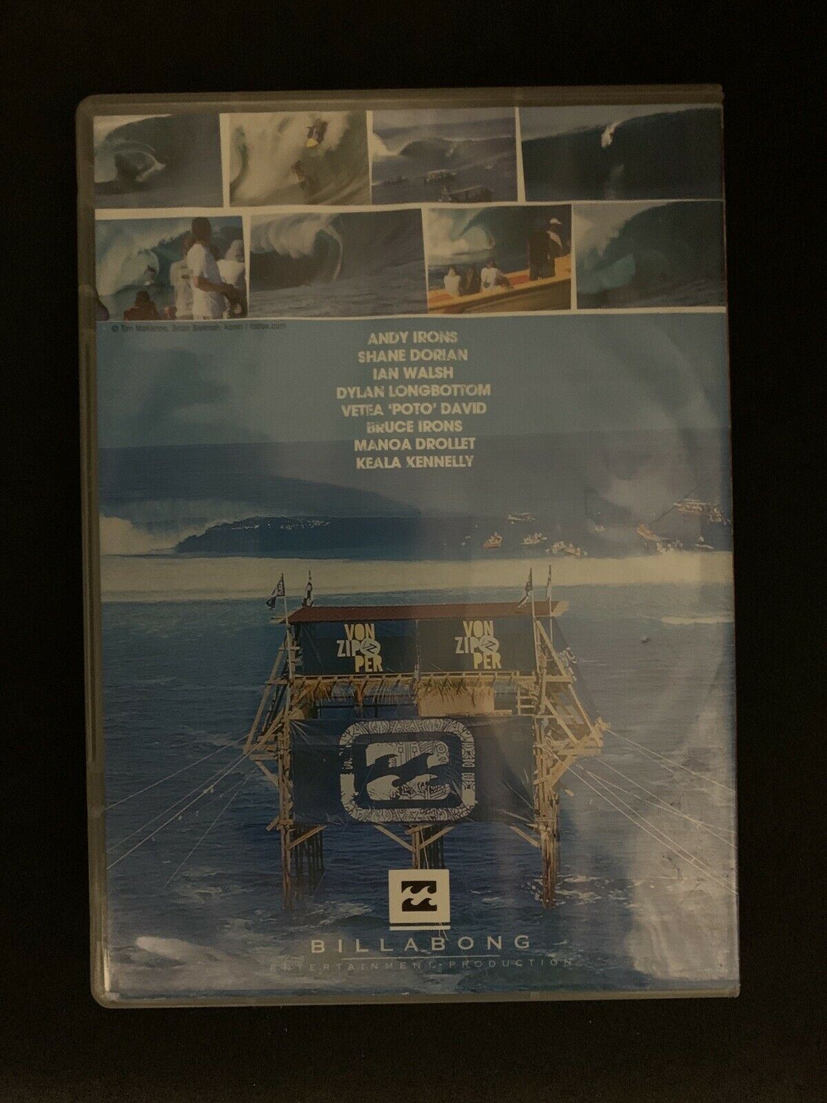 Solid Billabong DVD Surfing 2005 - Surf Pro Tahiti Teahupoo Kustom Andy Irons