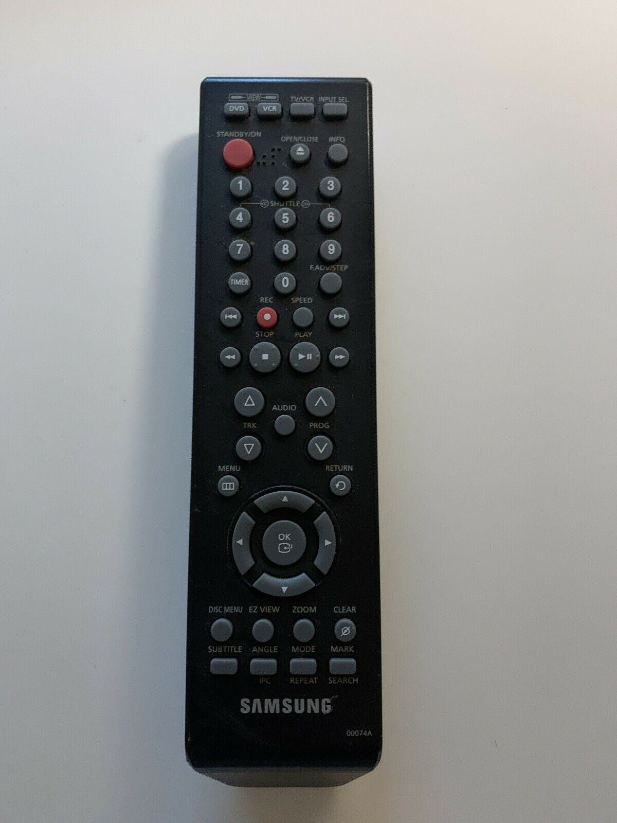 Genuine Samsung 00074A Remote Control for DVD VCR TV