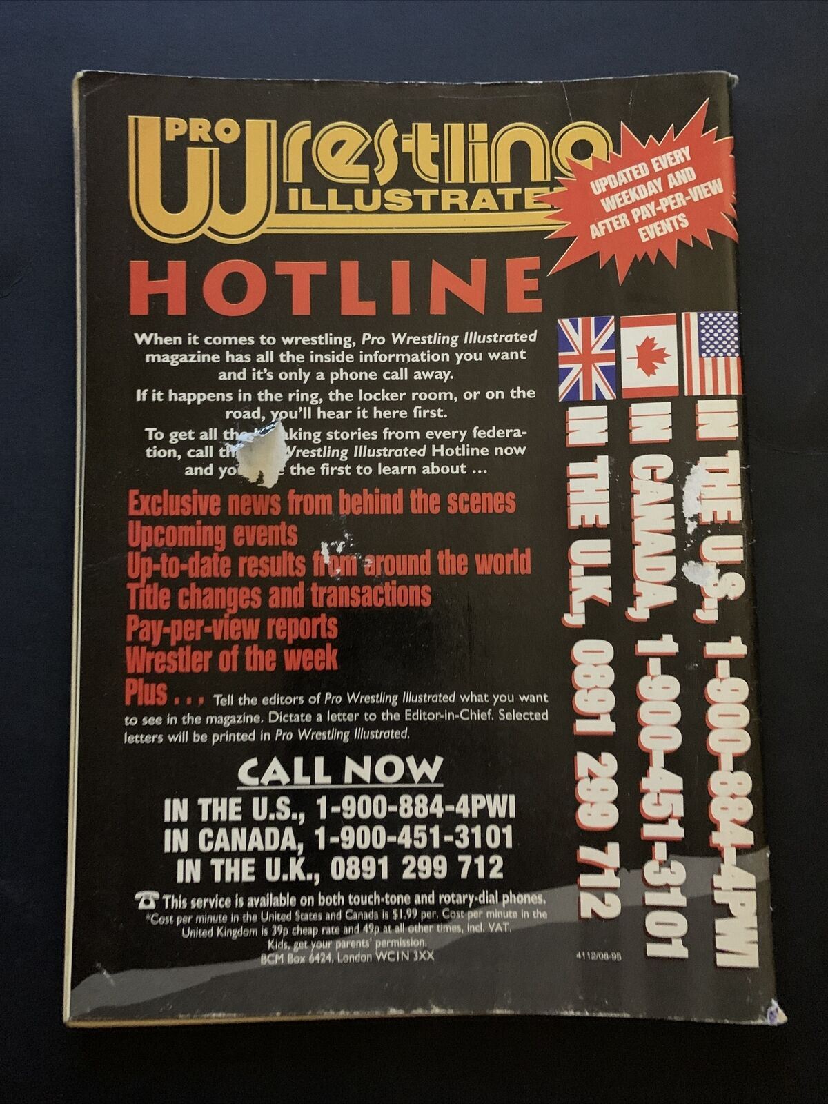 Wrestle America Magazine Fall 1996 - WWF vs WCW, Shawn Michaels