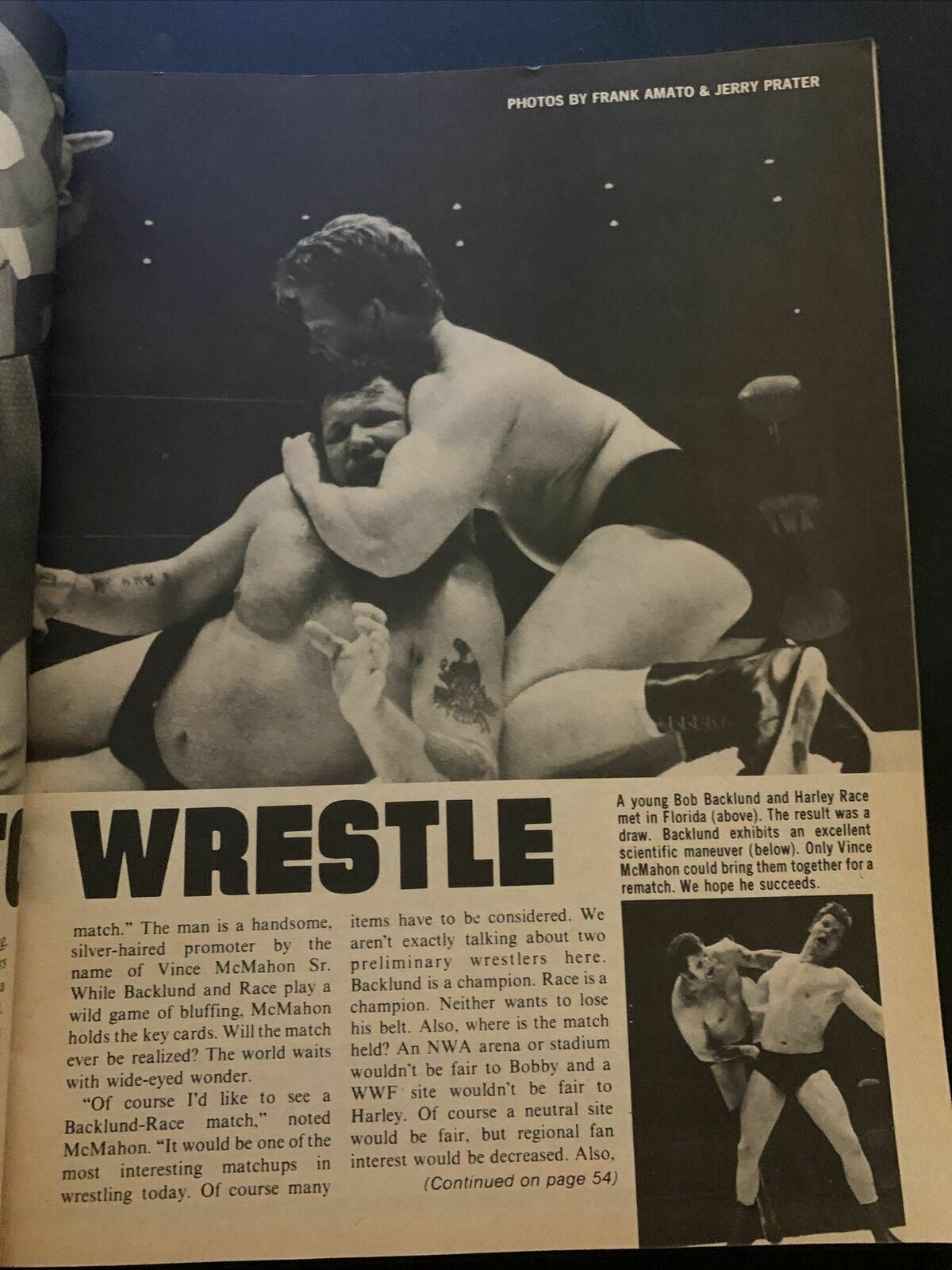 The Wrestler Magazine July 1979 - Bruno Sammartino, Andre Giant, Ox Baker