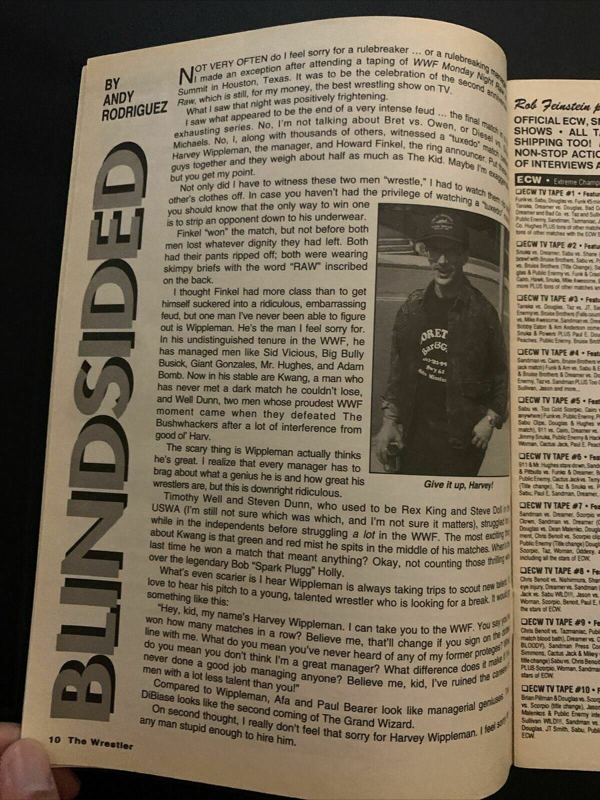 The Wrestler Magazine May 1995 - Royce Gracie, Sting, Savage, Flair