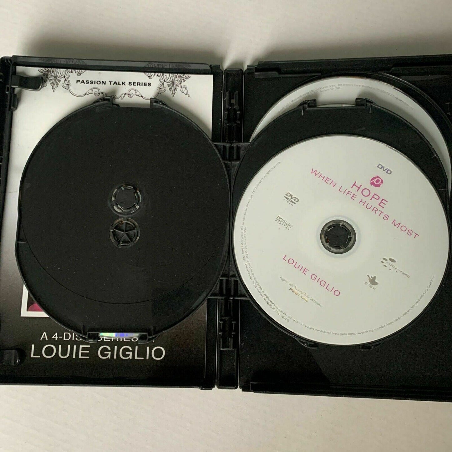 Passion Talk Series Louie Giglio - The Heart of Passion (DVD, 2009, 4-Disc Set)