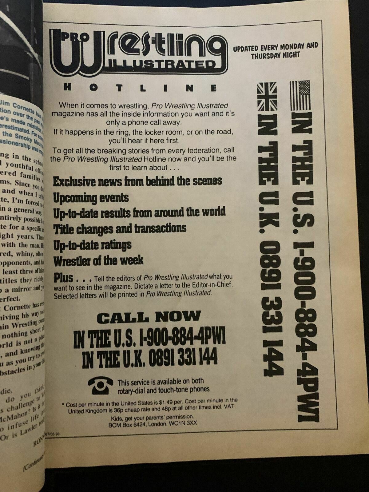Pro Wrestling Illustrated Magazine January 1994 - Jerry Lawler, Doink