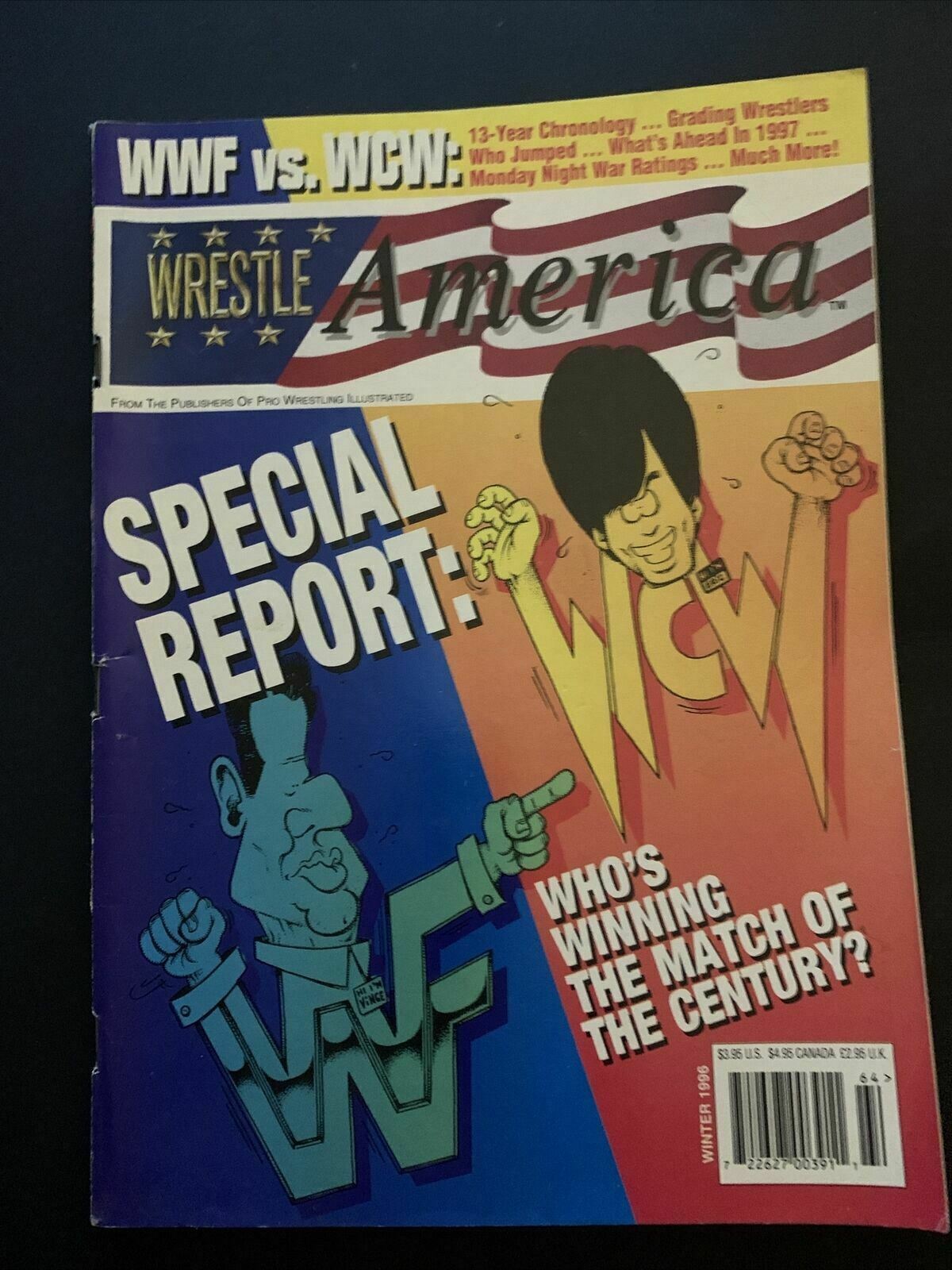 Wrestle America Magazine Winter 1996 - WWF vs WCW Special Report