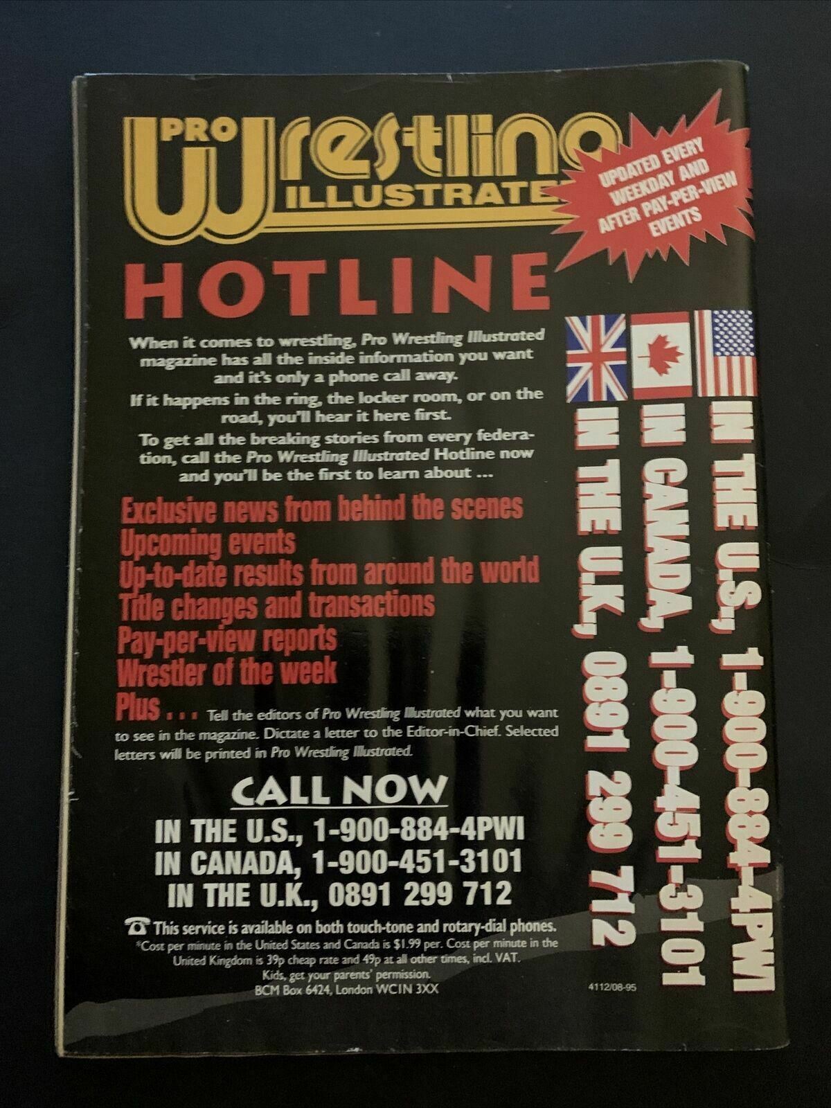 Wrestle America Magazine Winter 1996 - WWF vs WCW Special Report