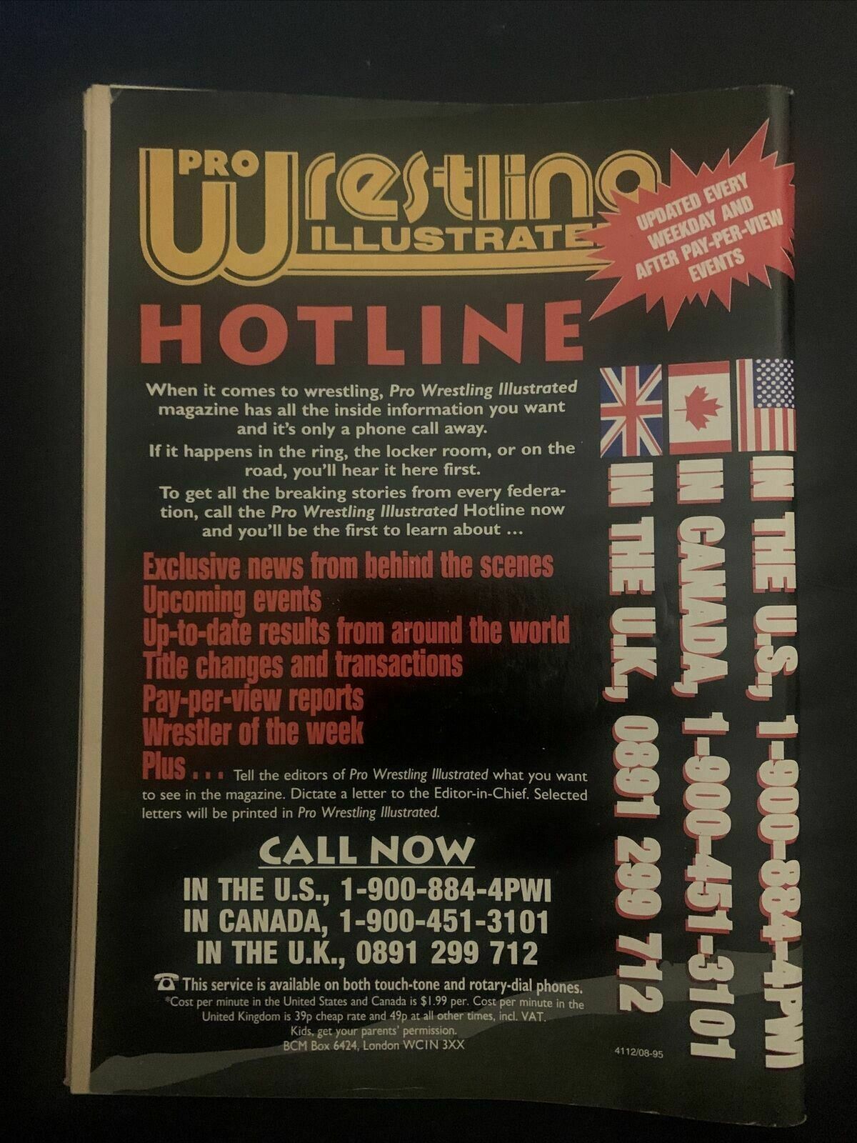 Inside Wrestling Magazine December 1996 - Horsemen, Goldust, Bret Hart