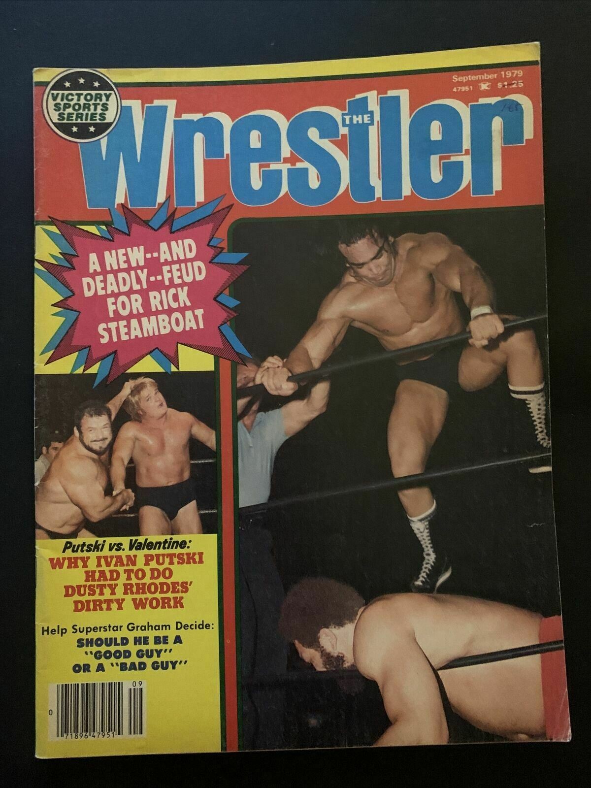 The Wrestler Magazine September 1979 - Rick Steamboat, Putski, Dusty Rhodes